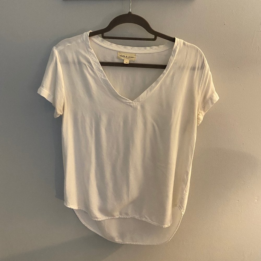 CLOTH & STONE White Shirt (S)